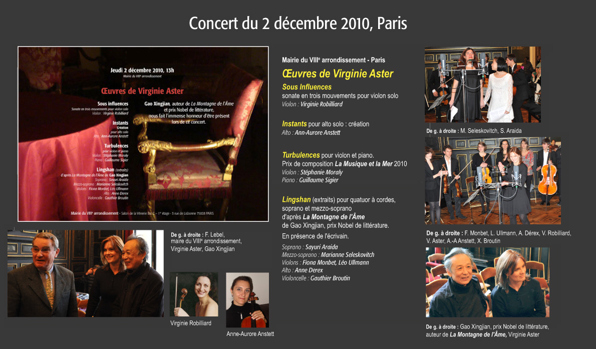 Concert du 2 d&eacute;cembre 2010
