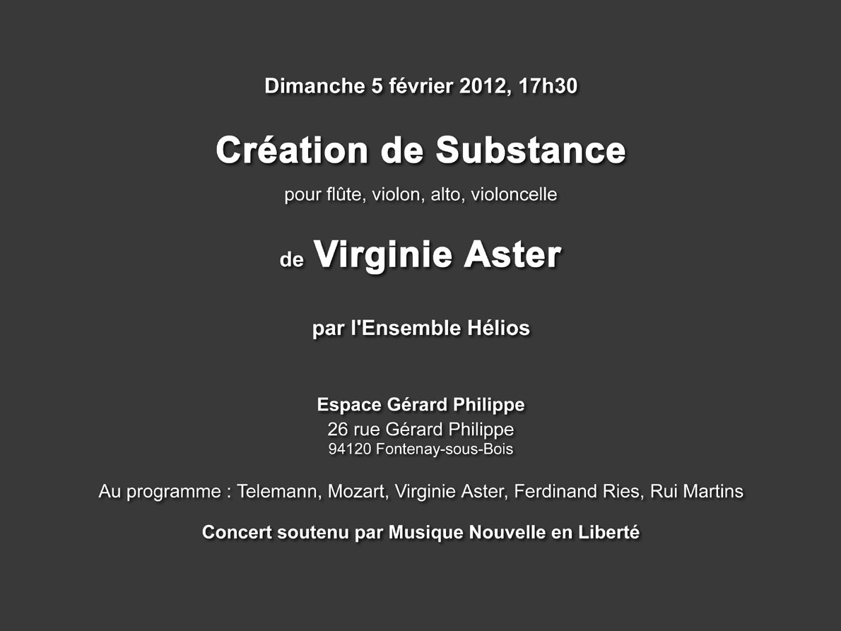 Concert du 5 f�vrier 2012