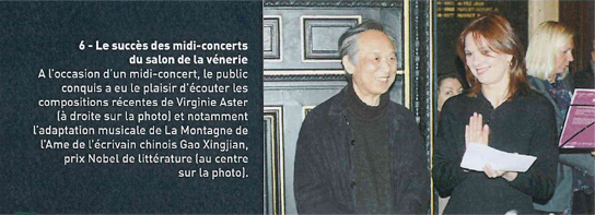 Gao Xingjian et Virginie Aster