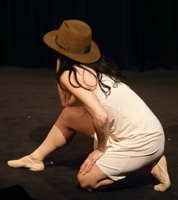 Spectacle Mouvements : concert, danse et vidéo de Virginie Aster