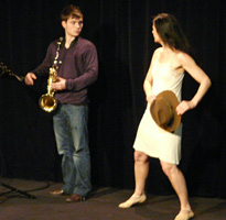 Spectacle Mouvements : concert, danse et vidéo de Virginie Aster